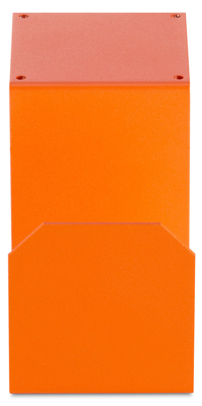 Portatubo Quadrato per Fontane da Giardino in Ferro Antiruggine Belfer 42/PGQ Arancione