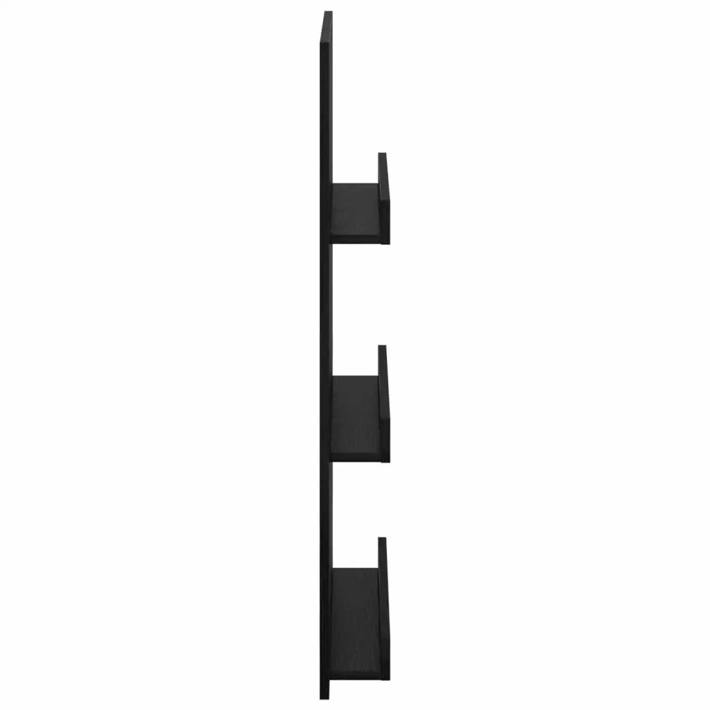 Scaffale per riviste Rovere Nero 51 x 11 x 102 cm CFW9938408