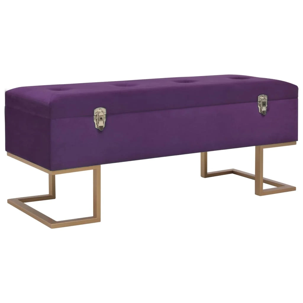 Panca panca con vano portaoggetti 105 cm velluto viola 02_0010749