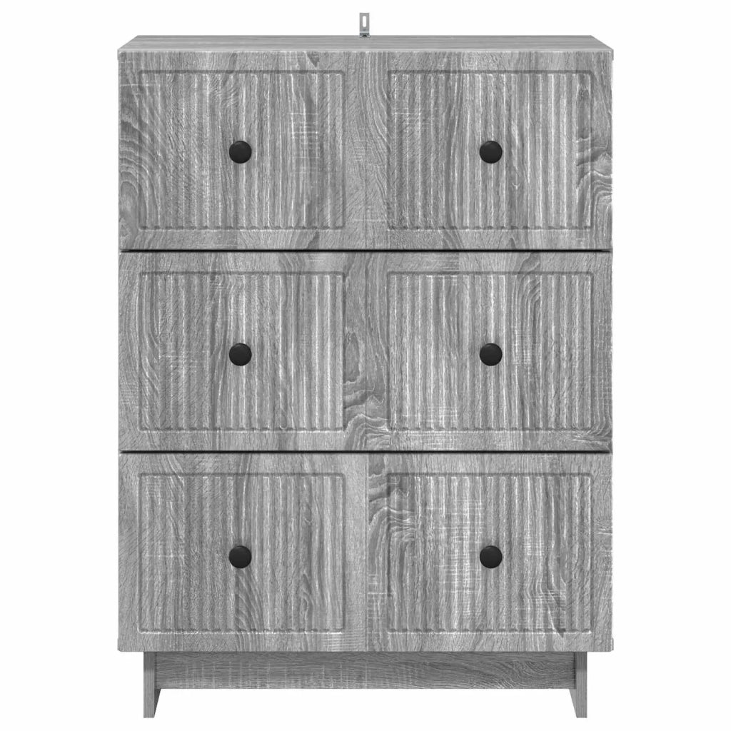 Mobile con Cassetti Grigio Sonoma 66 x 34,5 x 90 cm 893921