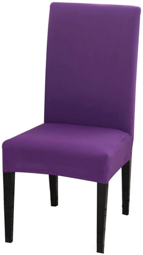 Set di 2 Hoes per Sedia - Stendibilità - Rimovibile - Lavabile - Adatto per Hotel/Casa - Poliestere - 36 Colori disponibili