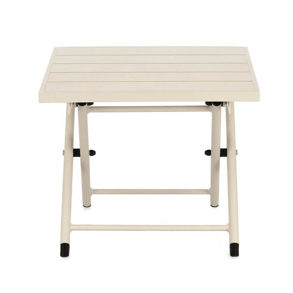 Tavolino da giardino pieghevole in alluminio 44x43 cm - AURE