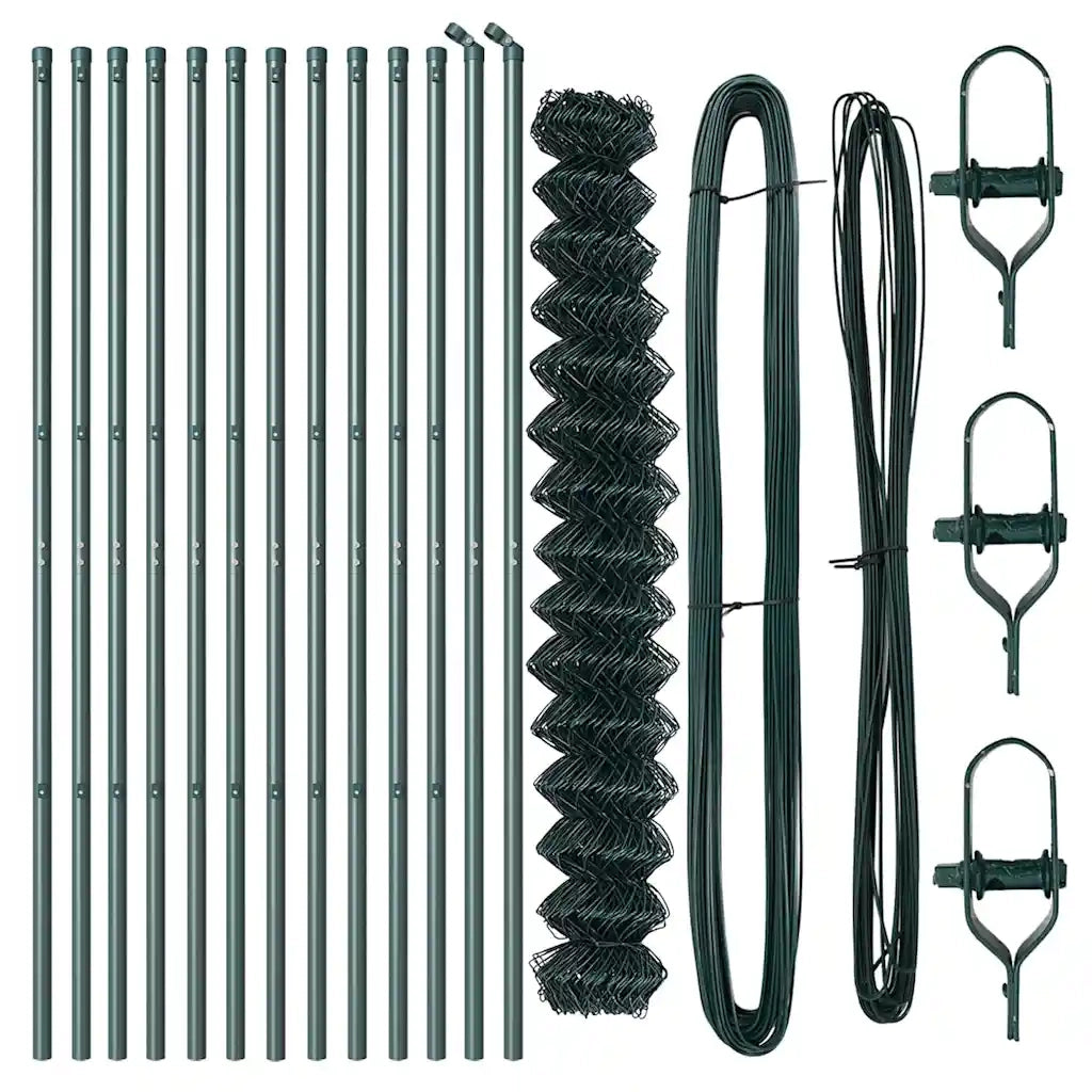 Palo della recinzione Verde 1,5 x 25 m (maglia 60 x 60 mm)