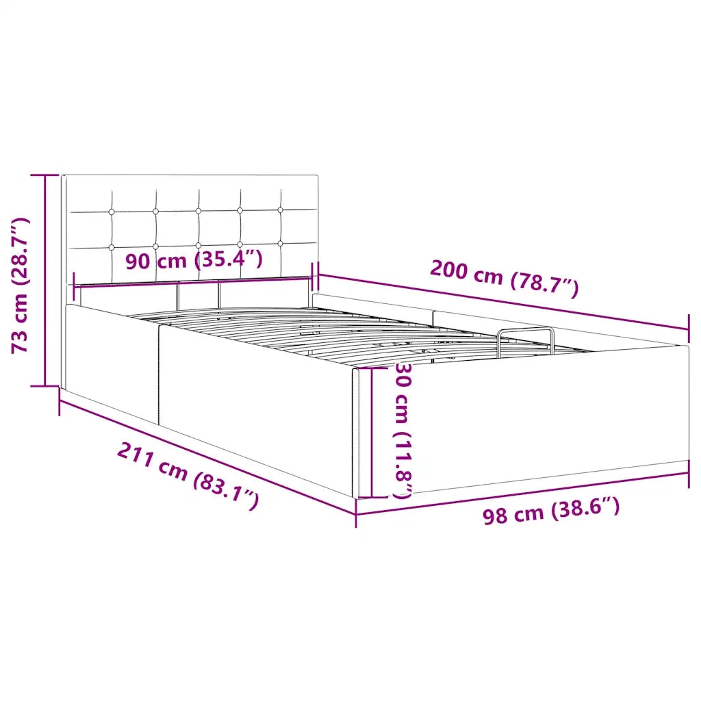 Giroletto Idraulico Contenitore Grigio Chiaro Tessuto 90x200cm  cod mxl 58067