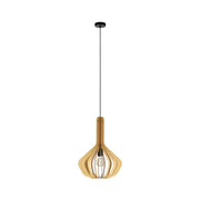 Lampadario Industrial Velasco 1 Luce Acciaio Nero