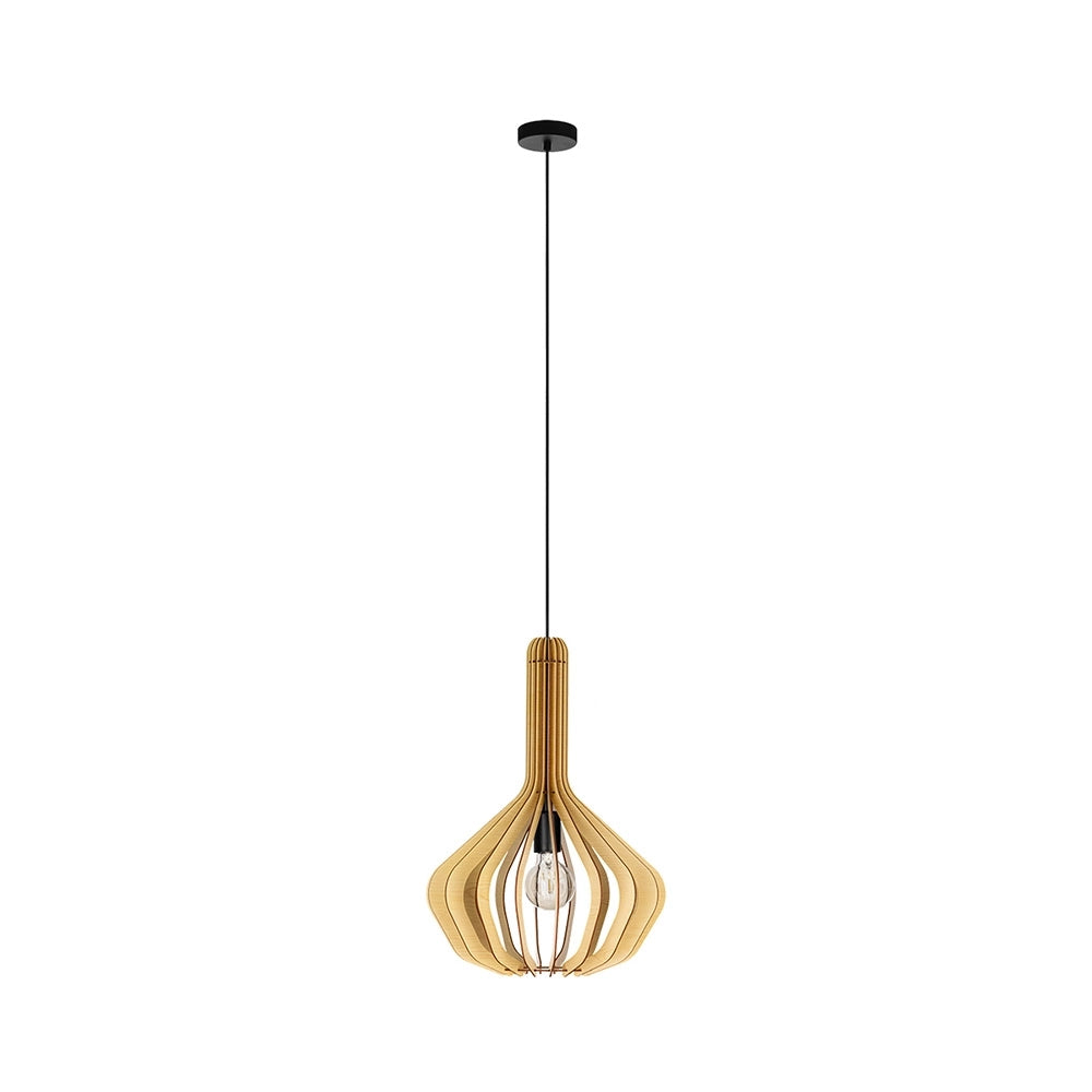 Lampadario Industrial Velasco 1 Luce Acciaio Nero
