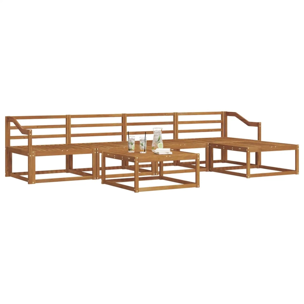 Set di divani da esterno 6 pcs Naturale 3367487