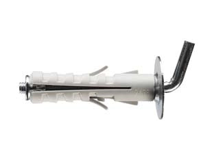 TASSELLO IN NYLON CON GANCIO CORTO PA 6 ENP/GC- - ø mm.12x45 - 100 pezzi ELEMATIC