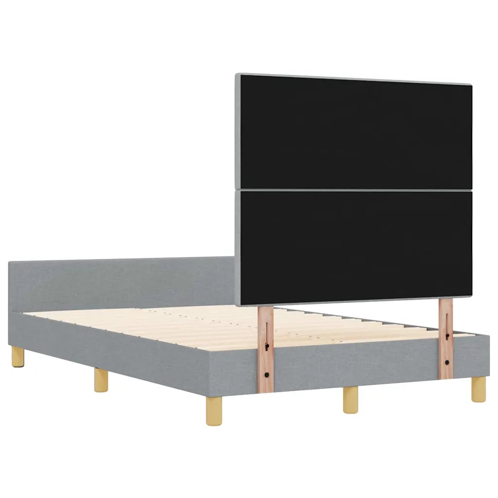 Struttura del letto Grigio chiaro 120 x 200 cm Tessuto 3344718