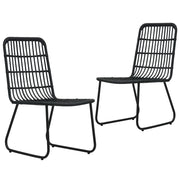 Set da pranzo mobili da giardino mobili da esterno 3 pezzi in resina intrecciata e vetro 02_0014221