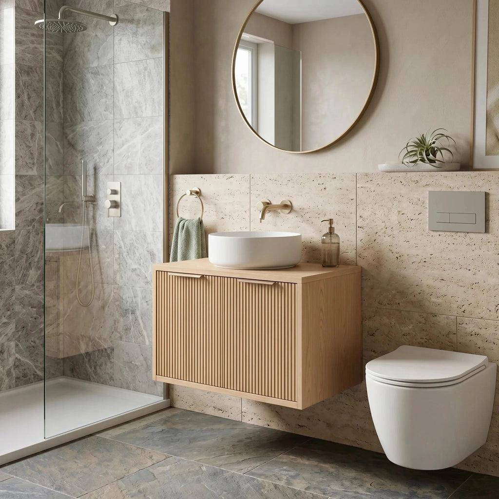 Mobile Bagno Sotto Lavabo Rea Core 60cm Beige