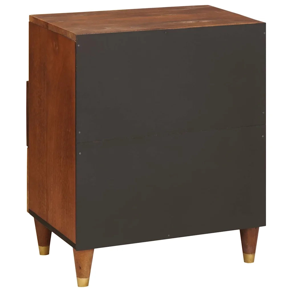 Comodini | Armadio da Notte | Mobiletto da notte con cassetto 50 x 33 x 62 cm Legno di mango massello