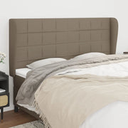 Testiera ad Orecchio Tortora 183x23x118/128 cm in Tessuto 3117974