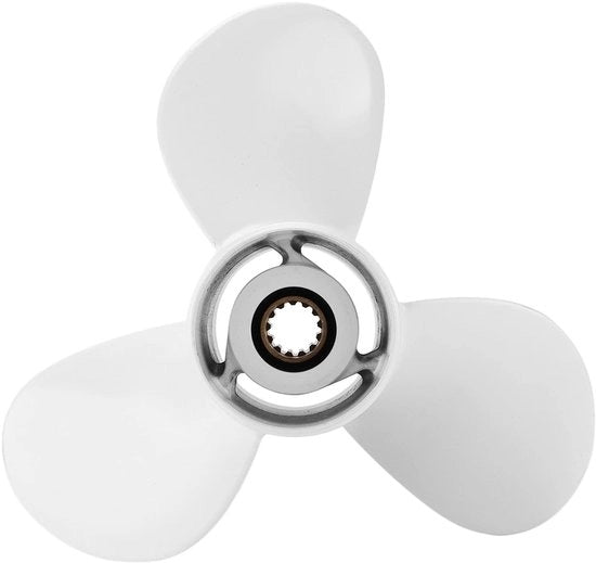 Alternatore esterno a 3 pale in alluminio - sostituzione per motori esterni Yamaha - 13 dita - diametro 11 pollici - rotazione a destra - elica