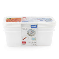 Set contenitori per congelare con iml 3 pz. x 1,2 lt. domino iml