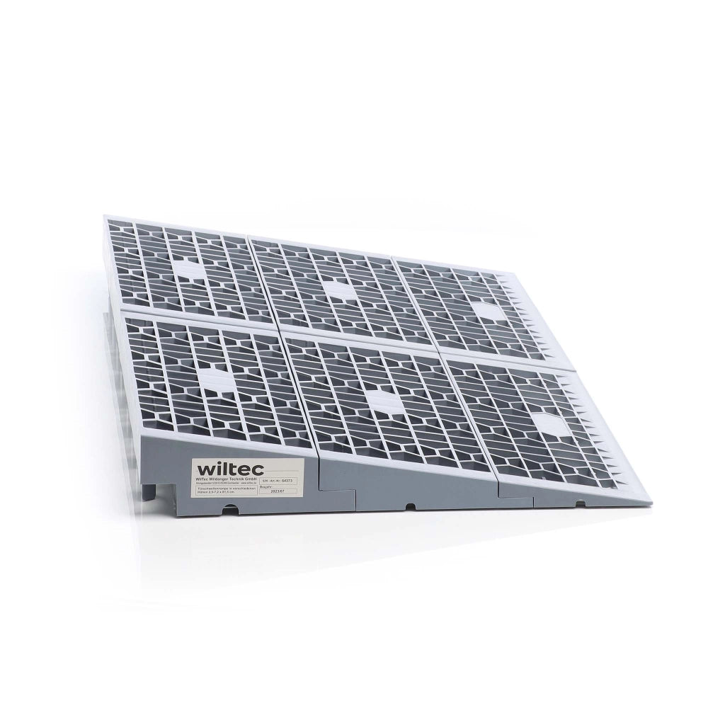 Rampa per soglie con diverse altezze 0-25/25-50/50-76 mm Larga 810 mm Pedana per disabili