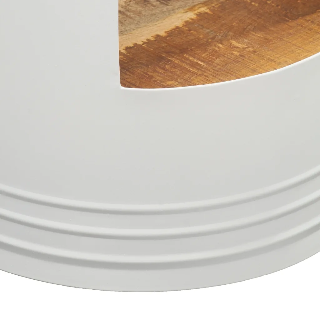Tavolino da CaffÃ¨ 43x55 cm in Legno Massello di Mango cod mxl 9615