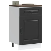 Base da Cucina Kalmar Nero in Legno Multistrato