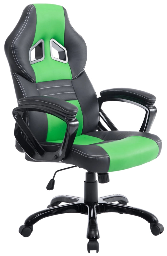 Sedia da ufficio XL Pedro Nero/verde