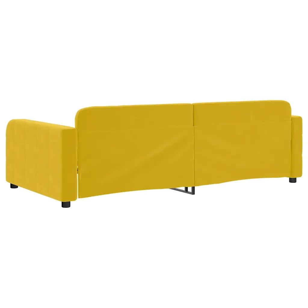 Letto da Giorno Giallo 90x200 cm in Velluto 354063