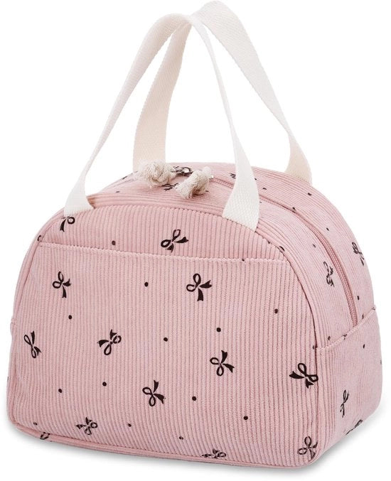Borsa per Picnic Geisolata per Ragazze e Donne, Borsa Portatile Opaca, Borsa per Picnic Riconoscibile, Impermeabile e Geisolata per Scuola, Ufficio e Viaggi, Borsa per Picnic (Rosso)