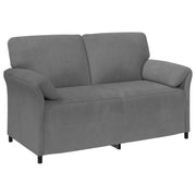 Divano | Divano da soggiorno | Sofa a 2 Posti Grigio Scuro 158 x 83 x 95 cm Velluto