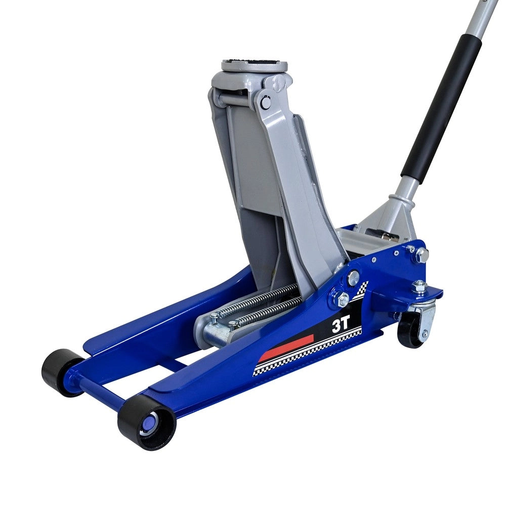 Cric Idraulico a Pantografo 3 Tonnellate con Pompa a Doppio Pistone ¨C MINIMAL ¨C Acciaio