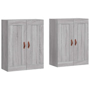 Armadietti a Parete 2 pz Grigio Sonoma in Legno Multistrato CFW8069407