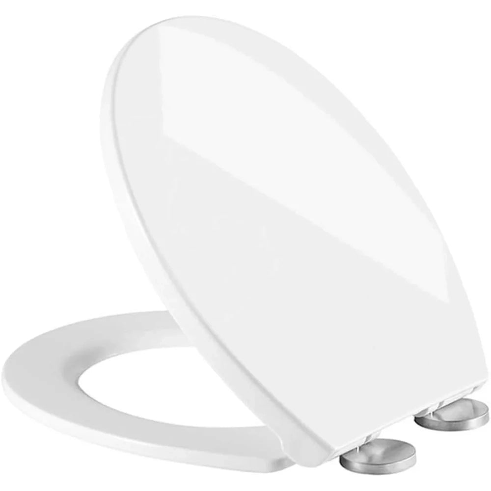 Xuxrus sedile wc universale a forma di o, sedile wc con abbassam