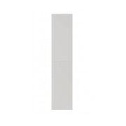 COLONNA SINGOLA PER LAVANDERIA SAVINI CON RIPIANO INTERNO E DUE ANTE VERTICALI CON APERTURA PUSH AND - COLONNA -L.40CM H.182CM P.65CM-BIANCO LUCIDO/NOCE FIG.4  - SAV