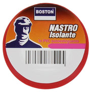 10pz nastro isolante rosso mm.15 (mt.10) cod:ferx.36034