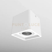 POKER-B Lampada a soffitto bianco opaco attacco GU10