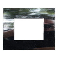 Placca Plastica Serie Venus 3P Colore Cromato Lucido Compatibile Con Vimar Arke