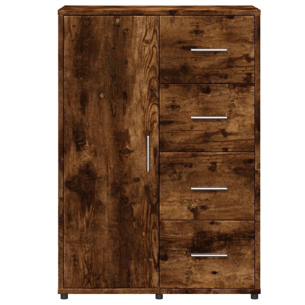 Buffet credenza cassettiera armadio mobile contenitore organizer per cucina soggiorno salotto 60 x 31 x 84 cm legno ingegnerizzato marrone 02_0030970