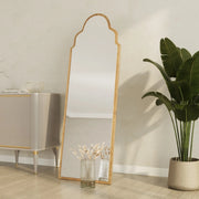 Vitta, Specchio Forma Rettangolare, 50x160h cm Marrone Rovere