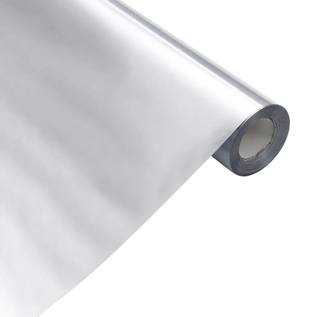 Adesivo per Mobili Autoadesivo Argento 90x500 cm in PET CFW9816127