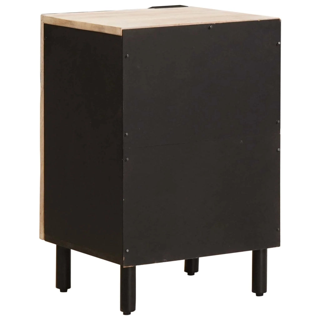 Mobile da Bagno | Armadio da bagno Bianco 38 x 33 x 58 cm Legno di mango massello