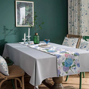Tavolo da pranzo, fiori, farfalla, estate, cucina, lavabile, tavolo da pranzo, decorazione, tovaglia da tavola per interni ed esterni, vacanza, festa, decorazione salotto, 40 x 140 cm