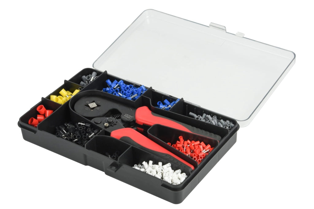 Terminale a Puntale con Pinza in Kit Electraline 1200 Pezzi