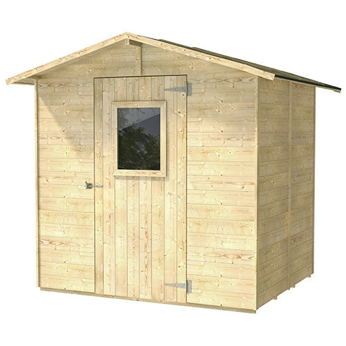 Casetta Box Capanno in Legno per Attrezzi con Porta e Finestra 200X305X214Cm