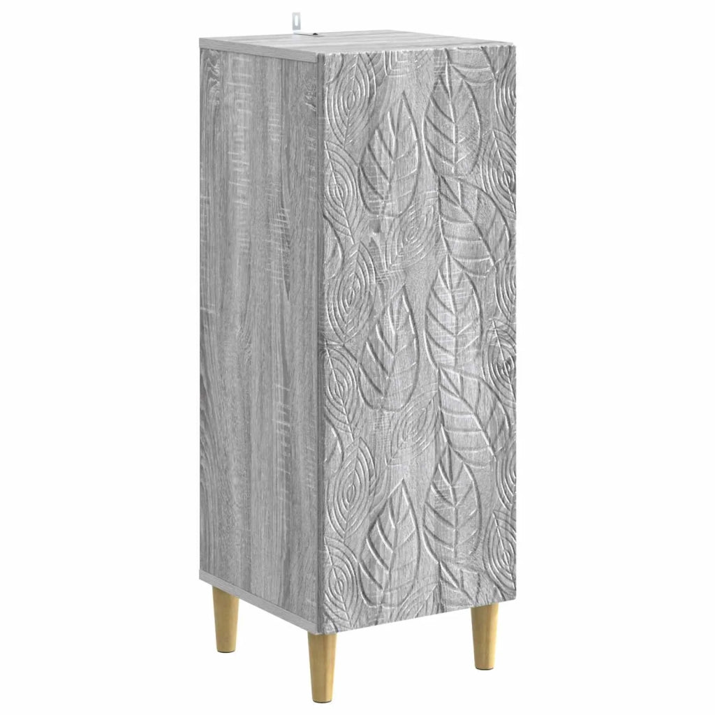 Credenza Sonoma grigio 33 x 34,5 x 90 cm Legno ingegnerizzato