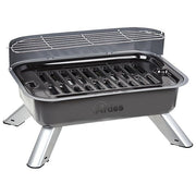 Ardes ARBBQ01 Barbecue Elettrico da Tavolo 2000 W Griglia Smaltata 44x29 cm con Griglia Superiore e Vaschetta Raccogli Grasso colore Nero