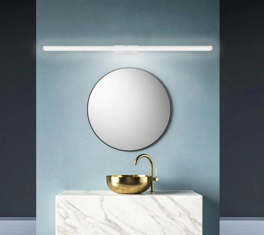 Lampada Da Parete Da Bagno Led Sopra Specchio 20w 100cm APP376-1W Bianco