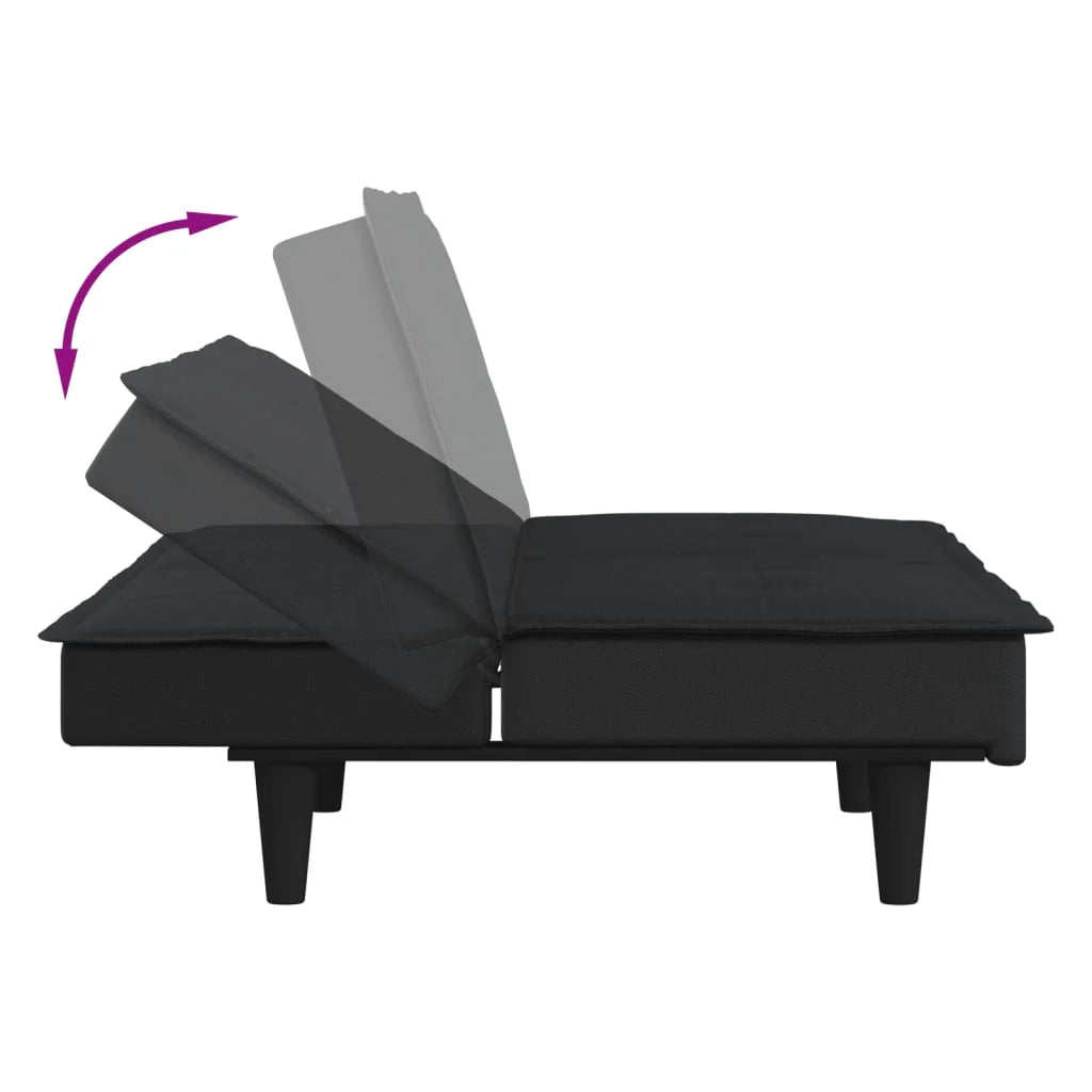 Divano letto in tessuto nero 02_0019250