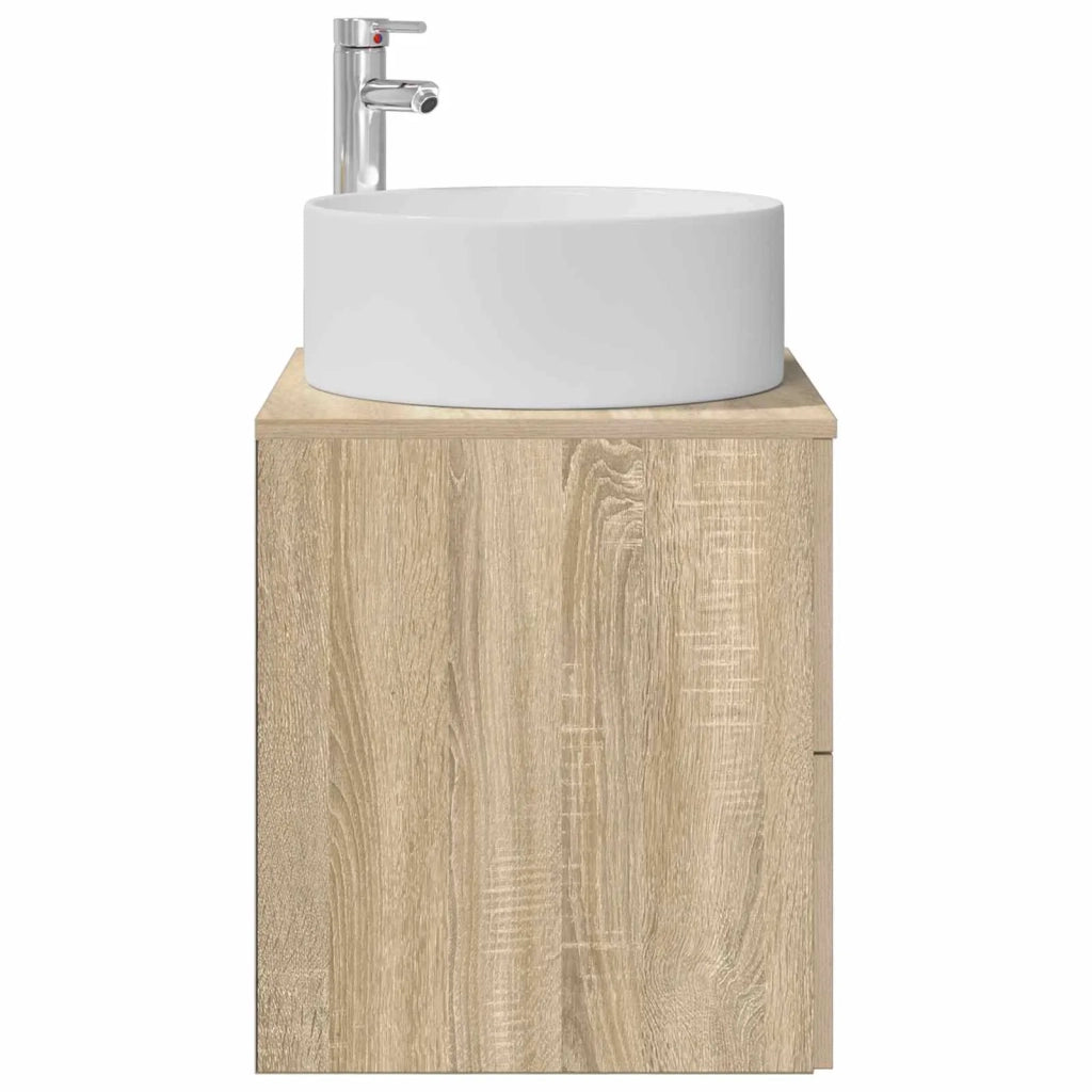 Mobile Lavabo da Parete Rovere Sonoma 49,5 x 44,5 x 65,5 cm 890320