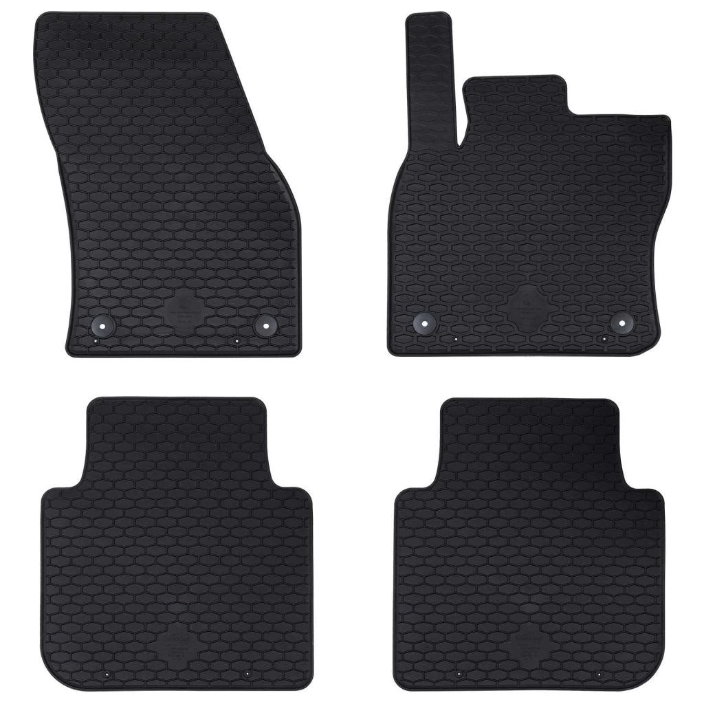 Tappetino per Auto 4 pcs Nero adatto per Škoda KODIAQ 2017-2023