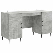 Scrivania con lo scaffale Grigio Cemento 142,5 x 50 x 75 cm 3414606