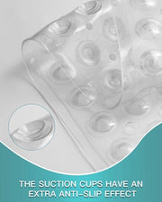 Asciugamano antiscivolo quadrato 53 x 53 cm BPA-free - Translucido