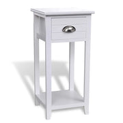 Comodino con 1 Cassetto Bianco  cod mxl 52972