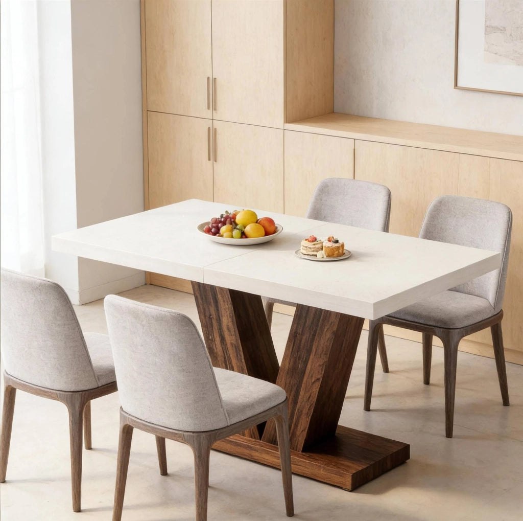 Tavolo rettangolare rustico 120 x 80 x 75 cm
